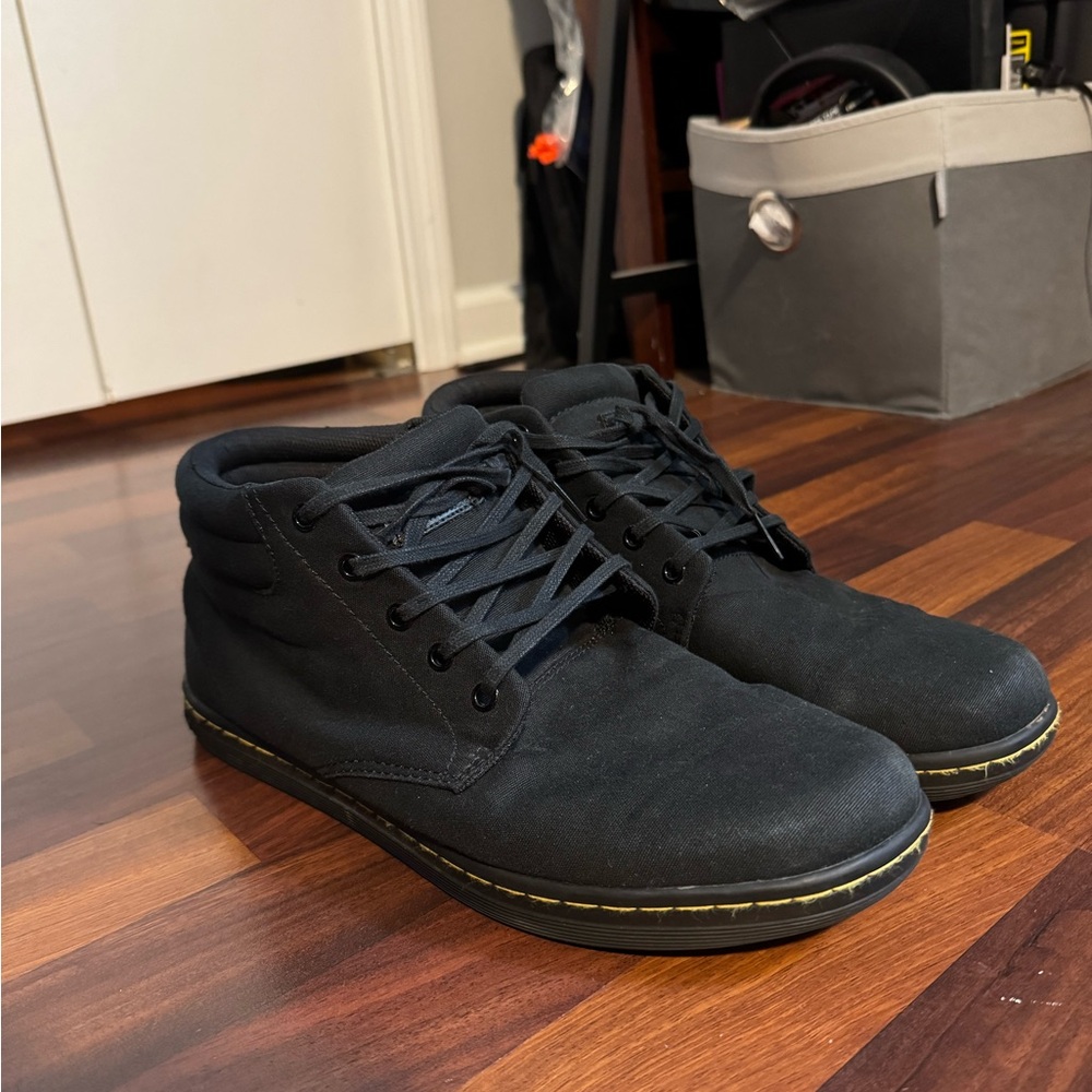 DR MARTENS CANVAS BOOTS MENS SIZE 13